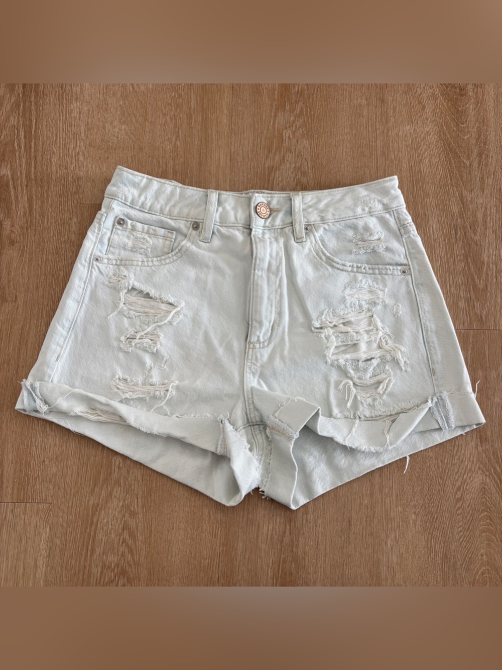 Garage Denim Mom Jean Shorts, size 01 (25)